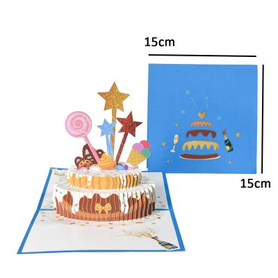 China Handmade 3D Pop of Europe Greeting Cards for all occasions birthday, anniversary and more for sale