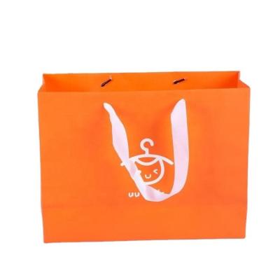 China Recycled Materials Logo Print Fashion Cosmetic Custom Paper Bag Laminated Jewelry White High Quality Paper Bag for sale