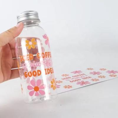 China Custom brand waterproof transparent self-adhesive word labels separation cavity logo sticker waterproof sticker for sale