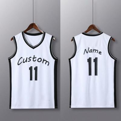 China Hot Selling Antibacterial Basketball Tank Tops Fully Sublimation Customs Officer Training Basketball Uniform Quick Dry for sale