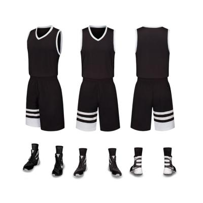 China Wholesale Custom Antibacterial Mesh Polyester Basketball Uniform With Breathable 100% Logo for sale