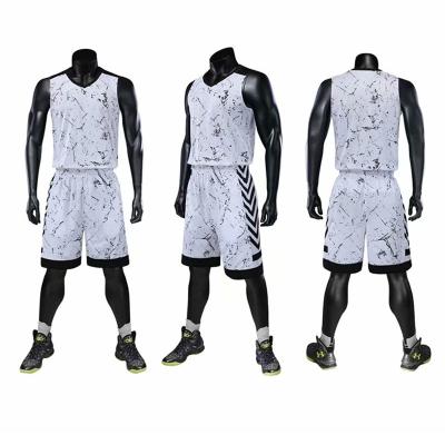 China Men's Mesh Team Basketball Jersey Antibacterial Custom Sublimation Sportswear Quick Dry for sale