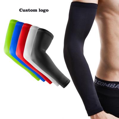 China Breathable Custom Quick Dry Anti-UV Running Sports Arm Recycling Sleeves For Men for sale