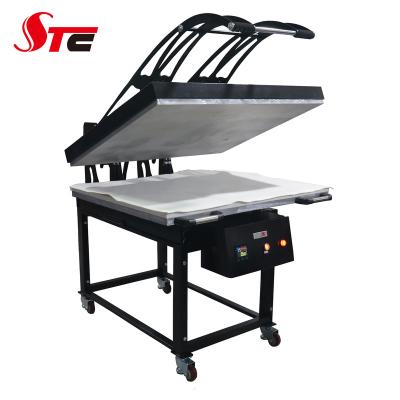 China Garment Shops CE Approved Large Format Design T-shirt Sublimation Automatic Open Manual Transfer 31 x 39 Heat Press Printing Machine for sale