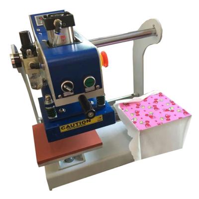 China Pneumatic automatic double press machine wholesale heat references 20*20cm textile logo heat press printing machine for clothing for sale