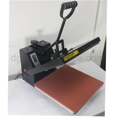 China Flat Press Printing Machine 38x38cm Flat Clamshell T-shirt Heat Press Printing Machine for sale