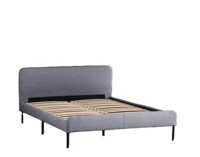 China Modern Steel Construction Bedroom Furniture Standard Size Super Double Queen Single Bed for sale