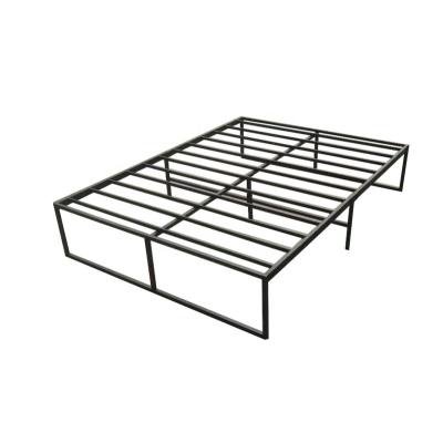 China Cheap Price Metal Platform Single Bed Frame Metal Material Bed Base for sale