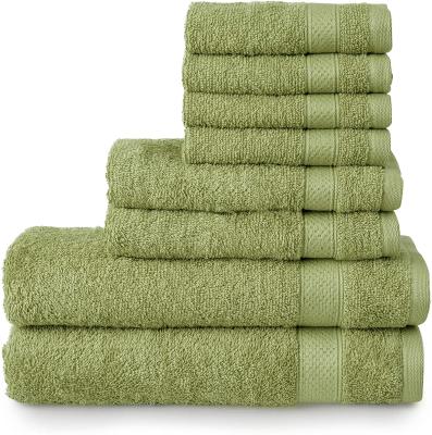 China Wholesale 100 Sustainable High Quality Thick 500gsm Cotton Hotel Cheap Bath Towels Set Five Stars for sale