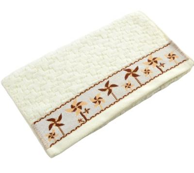 China China Soft And Absorbent Wholesale Websites Soft And 100% Cotton Jacquard Border Absorbent Hand Towel for sale