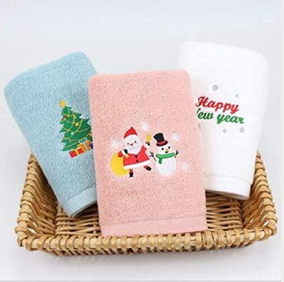 China Wholesale Soft And Absorbent 100% Cotton Woven Fabric Embroidery Hand Towel From China Market for sale