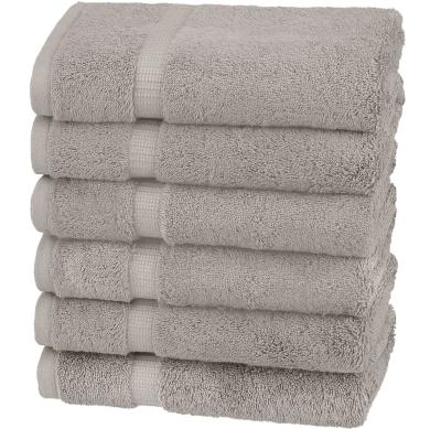 China S/6 100% Cotton Hand Towel Super Soft And Absorbent Turkish High End Durable Home Hotel Spa Bathroom Use for sale