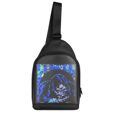 China Customized Anti Theft Show Led Screen Smart Backpack For Women Men for sale