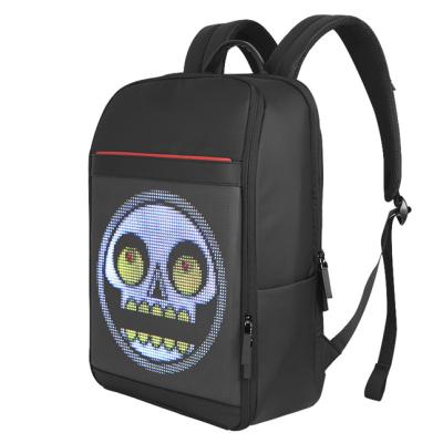 China Wholesale ODM anti-theft child led screen Backpack with human design for sale