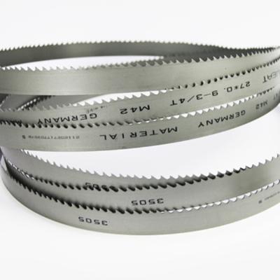 China HSS Qualities Cutting Band Saw Blade Bimetal Band Saw Blades Carbide Tilted Bandsaw Blade for sale