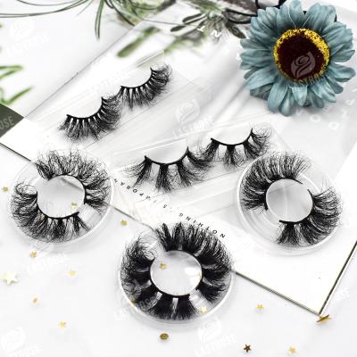 China Wholesale Best Selling Cruelty Free 25mm Thick Mink Lashes Factory Wholesale 3d Mink Lashes Long Lashes for sale