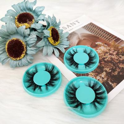 China Thick short length 3d factory fiber plant faux mink eyelashes lashes private label seller for sale