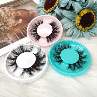 China Wholesale 25MM faux mink super soft silk vendor full natural looking faux mink lashes 3d private label 3d strip vegan 20MM faux mink for sale