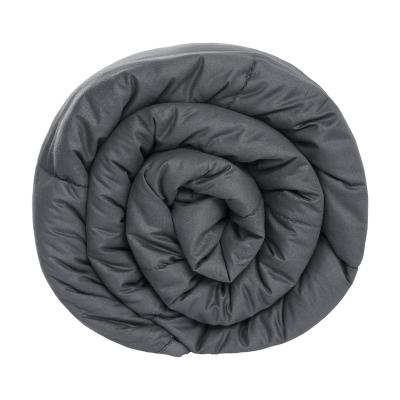 China Anti-pilling OEM Gray Weighted Blanket for sale