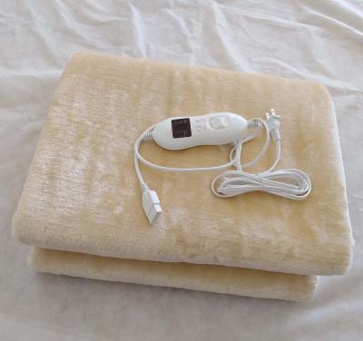 China Super Soft Natural Fleece + Polyester Electric Blanket for sale