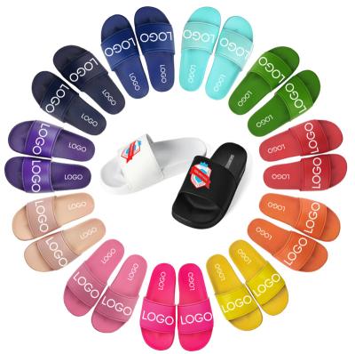 China Fashion Trend Beach Outdoor Summer Slippers Custom Color Women Flat Bedroom Slippers for sale