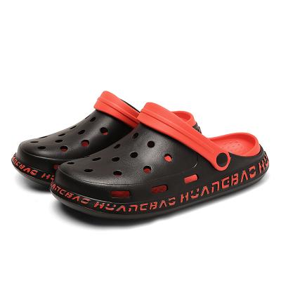 China Custom logo men and women beach men and women waterproof quick-drying EVA summer sports sandals hole waterproof non-slip soft outdoor disjointed slippers for sale