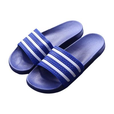 China Fashion Trend Men's Slippers Summer Home Bathroom Men's Shoes Couple Flip Flops Men's Outdoor Beach Sandals Flat Shoe Soft-Soled Stripe Leisure for sale