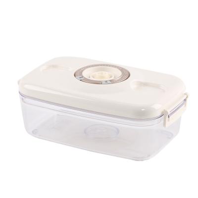 China Eco-friendly Airtight Freshness Preservation Food Plastic Refrigerator Food Storage Container With Handle for sale