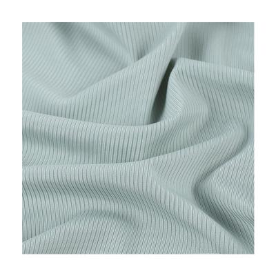 China Fashion Style Shrink-Resistant Dyed Good Quality And Custom Fabric Fashion Style Custom Design 360g 95% Polyester 5% Spandex 2x2 Rib Fabric for sale