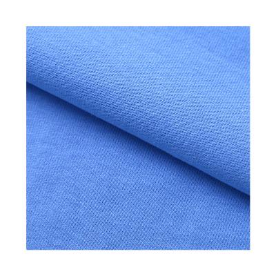 China Anti-Static Popular Soft Color Dyed Fabric 100% Cotton 180g Moisture Wicking Jersey Fabric For Making T-shirt for sale