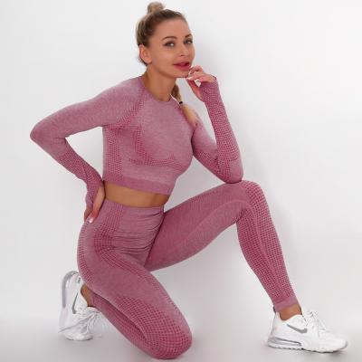 China Breathable Workout Clothing Activewear Set Women Yoga Sets Bra And Panty Set For Gym for sale