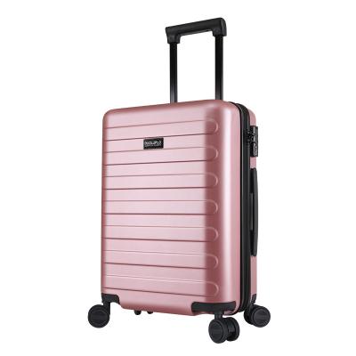 China ABS Compact Folding Luggage Trolley Traveling Bags Luggage Trolley Suitcase for sale