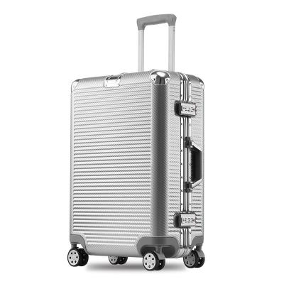 China New ABS Woven Pattern 20 Inch Wheel Trolley Case 24 Universal Luggage Suitcases For Men And Women for sale