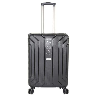 China PP Fashion 25 Inch Business Trolley Suitcase Mute Wheel Universal Travel PP Material Luggage for sale