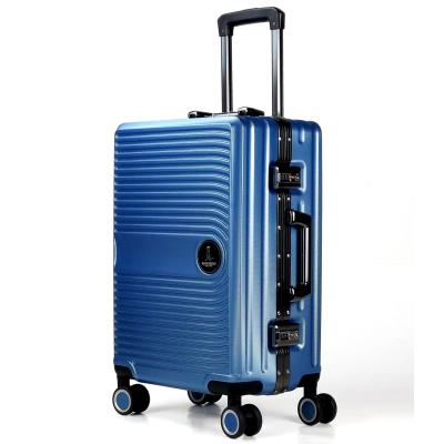 China 2020 New High End Aluminum Frame PC Youth Universal Wheel PC Travel Case Trolley Bag Carry On Luggage for sale