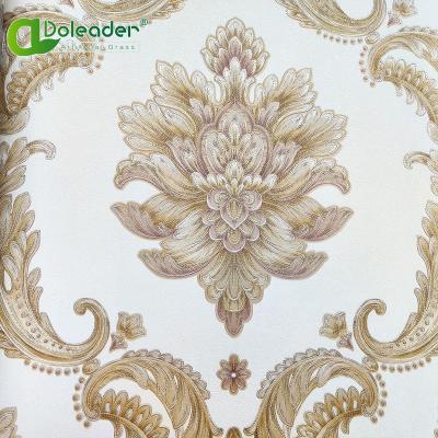 China Doleader modern designs popular home wallpaper custom vinyl wallpaper for home decoration stocklot for sale