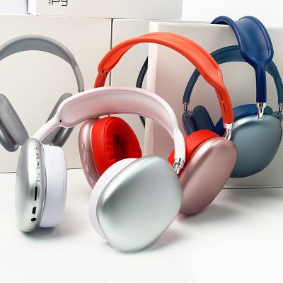 China Headband New P9 BT 5.0 Wireless Headphones Max Headphones Suitable For Apple Air 1:1 Stereo Headphones Shape Dynamic Headband for sale