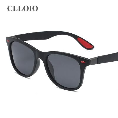 China Fashion Sunglasses Classic Retro Rivet Polarized Sunglasses UV400 Polarized Sun Glass Men Women Driving Square Frame Sunglasses For Men Polarized for sale