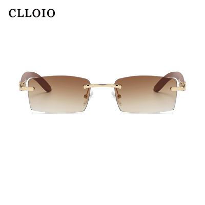 China Brand Designer Italy Hot Selling Luxury Sunglasses Newest Fashion Sunglasses Small Frameless Sunglasses for sale