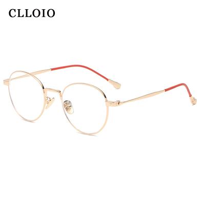 China Ready Stock High End Round Acetate Optical Glasses Frame Reading Glasses Frame for sale