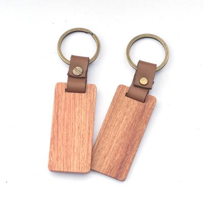 China Hot Sale DIY Decoration Custom Wooden Key Chain Blank For Car Luxury Sublimation Decration Wooden Key Chain For Men for sale