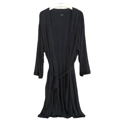 China Breathable Slim Modal Bathrobe Women's Fat Millimeters Add Quarter Fat Summer Short Nightgown Home Wear for sale