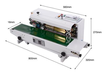 China Máquina continua del lacre de la tapa de la hoja de la película multifuncional para la bolsa de plástico en venta