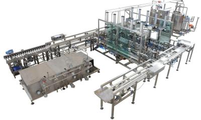 China Plastic / Glass Bottle Liquid Filling Equipment Washing Filling Capping Machine for sale