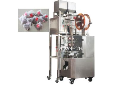 China Flat / Triangle Tea Packaging Machine With Four Electronic Scales , Bright Color for sale