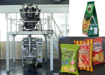 China Chips / PE Bag Snacks / Peanut / Sachet Packing Machine With Back Sealing for sale