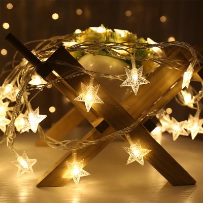 China String Light Holiday Good Performance Lighting 0.1W 1.2V Star Status Colorful Copper String Wire Lights for sale