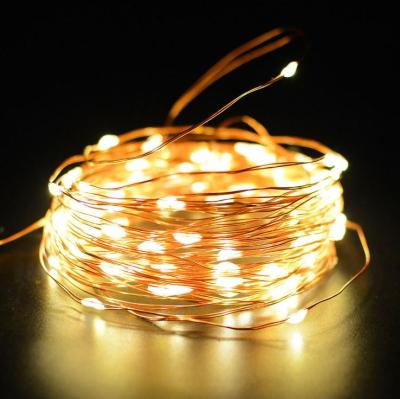 China New 100 LED Copper Wire Solar Led String Light Garden Holiday Home Light Outdoor Decoration for sale