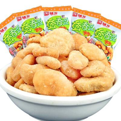 China Natural Multi Flavors Beans Crab Fish Roe Flavor Food Specialties Snacks Fried Broad Bean for sale