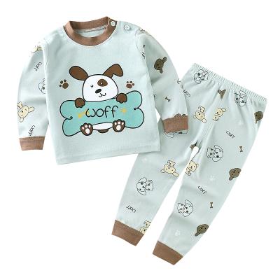 China Four Seasons Cartoon Printing Casual Comfortable Baby Clothes Sets Unisex Children Clothing Sets Boys for sale